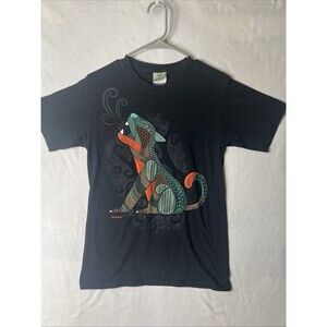 Karani Art Singing to the Moon S Graphic T-Shirt